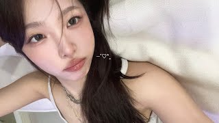 싹 다 새로운 화장품들로 화장하는 grwm..🫧