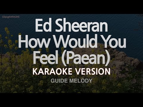 Ed Sheeran-How Would You Feel (Paean) (Melody) (Karaoke Version)