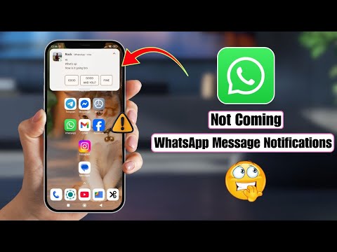 How to Fix Not Getting Message Notifications in WhatsApp | WhatsApp Notification Problem Fix (2026)