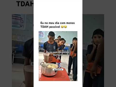 Eu no meu dia com menos TDAH possível 😂😂