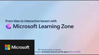 Microsoft Learning Zone - Hands on webinar for Teachers (June 2026)