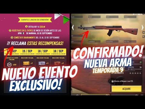 CONFIRMADO!! NUEVA ARMA Y NUEVO EVENTO EXCLUSIVO CON RECOMPENSAS SOLO MEXICO DISCRETAS | COD Mobile