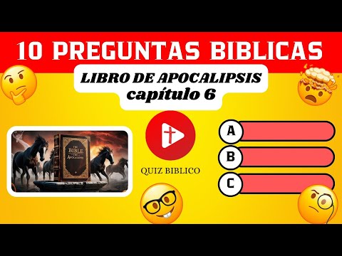 ⚡ QUIZ BÍBLICO del Apocalipsis ¿Eres un Experto? Descúbrelo con Estas 10 Preguntas 🚀