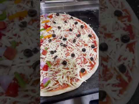 21 INCH PIZZA MAKING VIDEO😍 | WATCH TILL THE END 💜 #pizzalover #pizzavideo #cheeselover