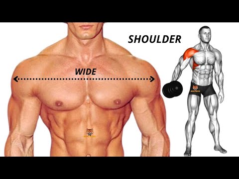 5 BEST SHOULDER WORKOUT WITH DUMBBELLS BARBELL AND CABLE ONLY AT HOME OR AT GYM