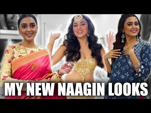 This is how I get ready for my Sarva Shresth Naagin look🐍 @tejasswiprakash413