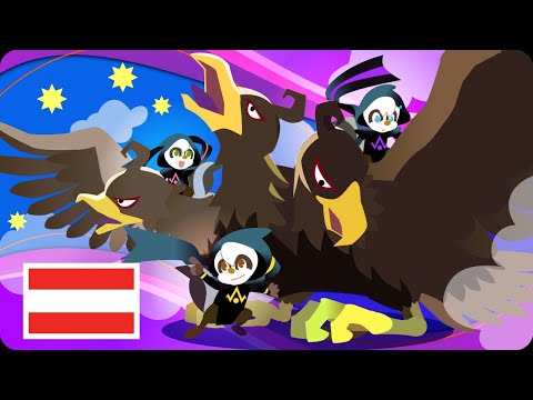 Nin Nin Austria (Three Headed Eagle & Mozart) -Jake Ohama┃animation┃rabbitwarren