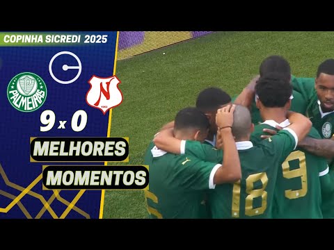 Palmeiras 9 x 0 Náutico-RR | Melhores Momentos (COMPLETO) | Copinha 2025