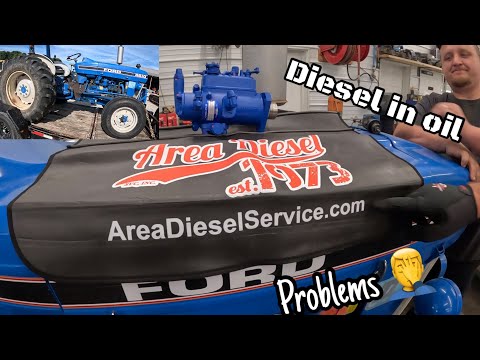 Ford 4610 tractor has diesel in engine oil. Can it be fixed or is it damaged beyond repair?