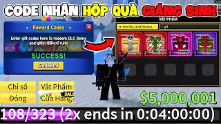 Tổng Hợp 30 Code Blox Fruit Mới Nhất Nhận X2 EXP Và Hộp Quà Noel Miễn Phí Còn Sử Dụng Được