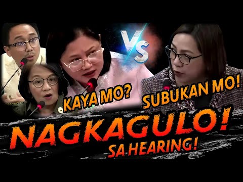 NAKU! NAGKAGIRIAN SA HEARING: 3 LABAN SA ISA..POINT OF ORDER MR. CHAIRMAN..
