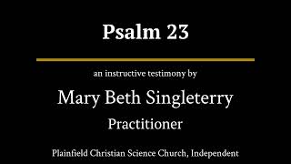 Psalm 23 — a testimony