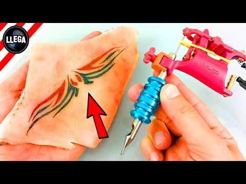 ✔ Mira Esta Máquina Para Hacer Tatuajes, Practica Antes De Tatuar