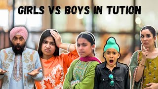 Girls Vs Boys In Tution | RS 1313 SHORTS | Ramneek Singh 1313
