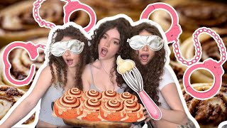 Выпечка с завязанными глазами и наручниками Kalogeras Sisters в Русской озвучке