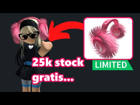 !GRATIS! 25K STOCK AUDIFONOS ROSAS LANCOME FACIL  FREE ITEMS  #itemsgratisroblox #itemsgratis