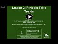 Periodic Table Trends: Key Concepts and Insights