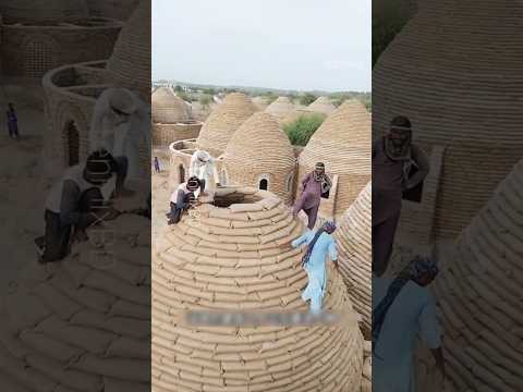 Sandbag Dome House: The Future of Low-Cost Housing #trending #pakistan #shorts #youtubeshorts
