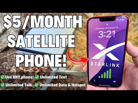 $5/Month Turns ANY Phone Into a Satellite Phone! Unlimited Talk, Text, Data & Hotspot!