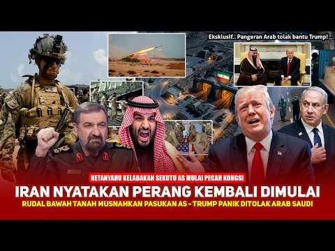 IRAN KIRIM PASUKAN AS KE NERAKA! Bom & Rudal dilumat, Raja Arab tegas tolak bantu Trump!