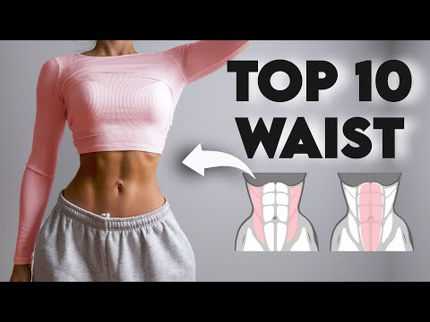 MY TOP 10 WAIST EXERCISES in 10 MIN | 10 DAYS! Intense Ab Workout, No Equipment, At Home