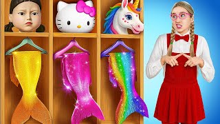 I WAS ADOPTED BY A MERMAID 🧜‍♀️💙 How To Become a Mermaid 🥰 Extreme Makeover By 123 GO SCHOOL