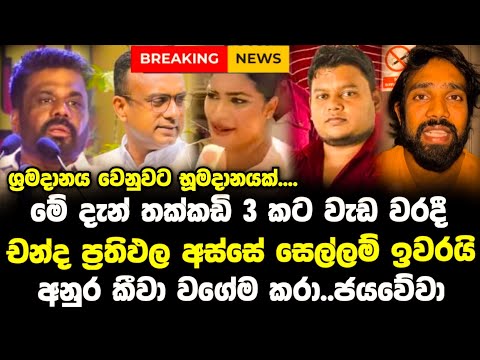 චන්ද ප්රතිඵල අස්සේ 3 දෙනෙකුට වැඩ වරදී | Anura Kumara Dissanayake | Npp Live