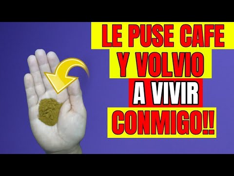 LE PUSE CAFE Y VOLVIO A VIVIR CONMIGO!!