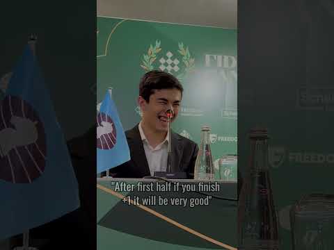 Javokhir Sindarov ๐บ๐ฟ nailed his goal and exceeded both his own and his coachโs expectations ๐ฅ