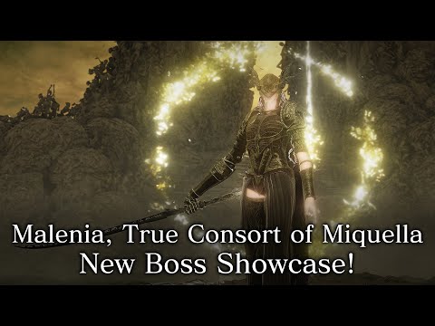 NEW Malenia, True Consort of Miquella Boss Showcase (Elden Ring The Garden of Eyes DLC Mod)