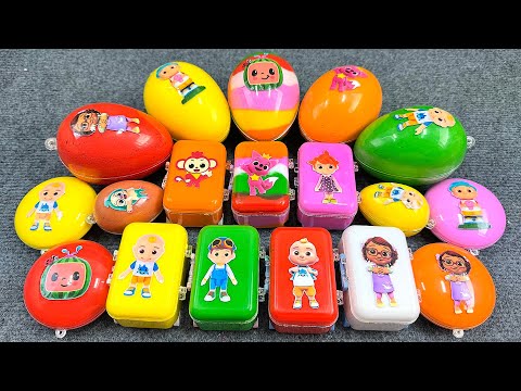 Dinosaur Eggs Rainbow SLIME Hunt 🌈 Numberblocks Surprise Inside – ASMR Fun & Relaxation