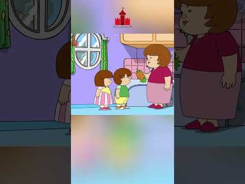 Makan nanas | Puri Animation #shorts #puri #hewan