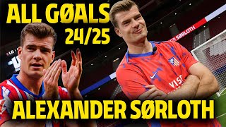 All Sørloth's 2024/25 goals