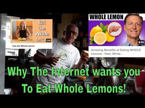 Why The Internet wants you To Eat Whole Lemons!