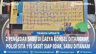 2 Pengedar Sabu di Laeya Dibekuk Polres Konawe Selatan, Sita 115 Saset Siap Edar