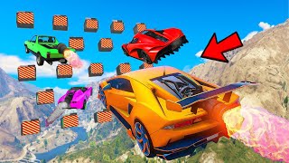 GTA 5 BOOSTING ROCKETS IN MOUNT CHILLIAD ROCKET VS MYSTERY