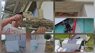Утепление и армирование,пенополистирол 300мм,нюансы поклейки.