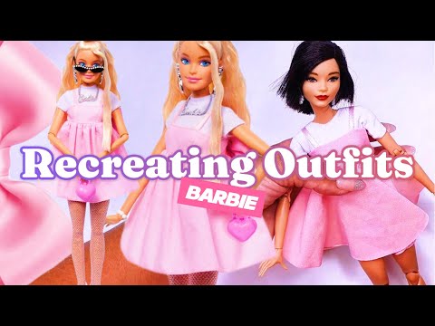 Recreating Barbie outfits -  Easy DIY