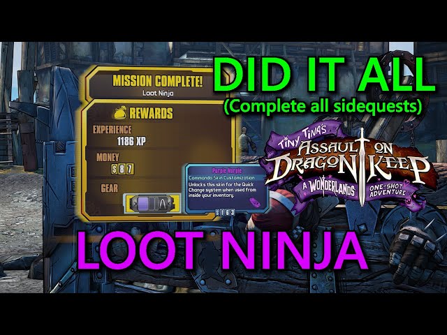 Tiny Tina's Assault On Dragon Keep: Did It All Part 14: Loot Ninja Guide