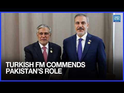 YouTube video thumbnail: Turkish FM Commends Pakistan’s Role in Facilitating Dialogue Between Iran and US: FO