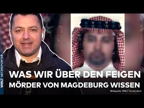 MAGDEBURG: Arzt, Islamgegener, lange in Deutschland, das Profil des Weihnachtsmarkt-Killers verwirrt