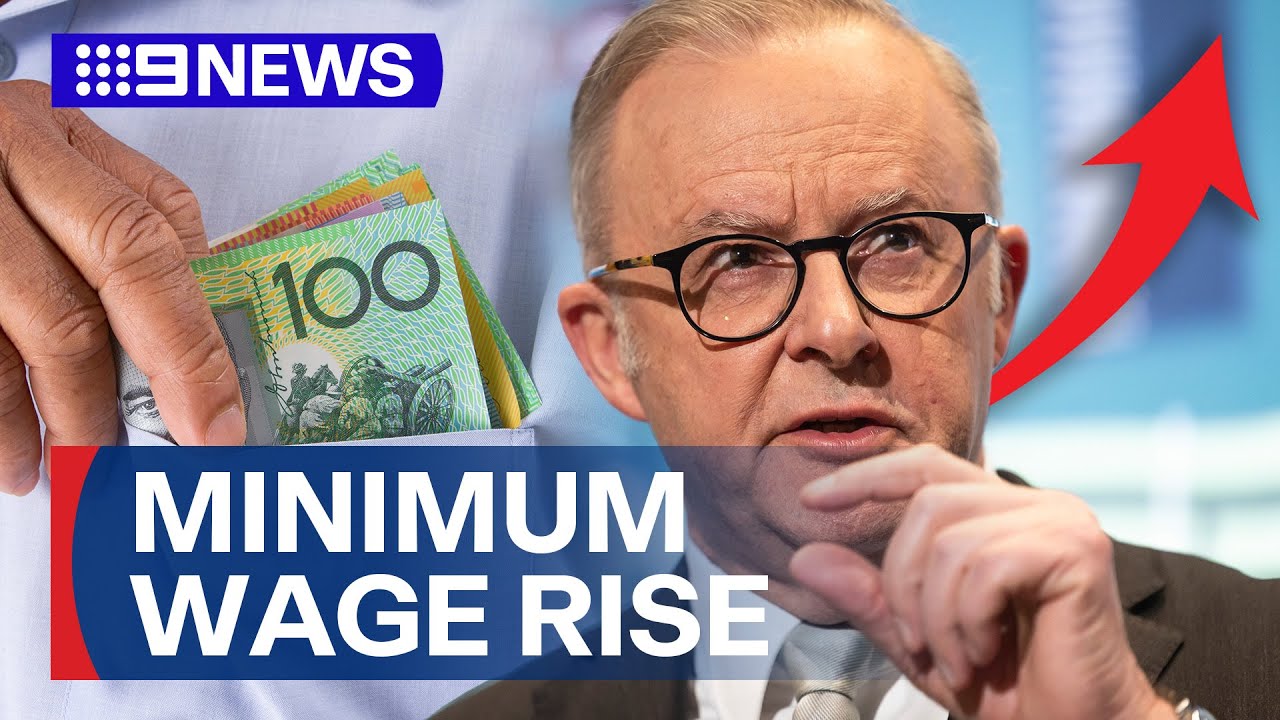 ‘Modest increase’: Millions of Aussies to receive above-inflation wage rise | 9 News Australia