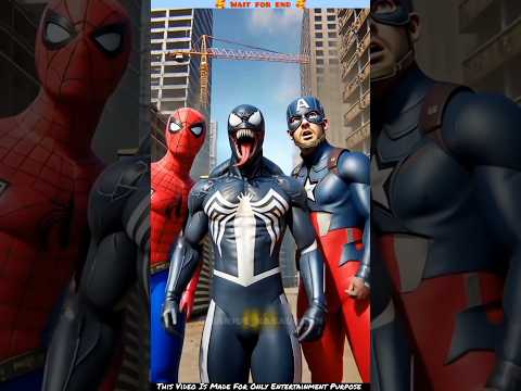 💥 Dangerous fight of superheroes! ⚡ The Joker is doomed! 😱🥊 ~ spider, joker, #shorts #tiktok #reels