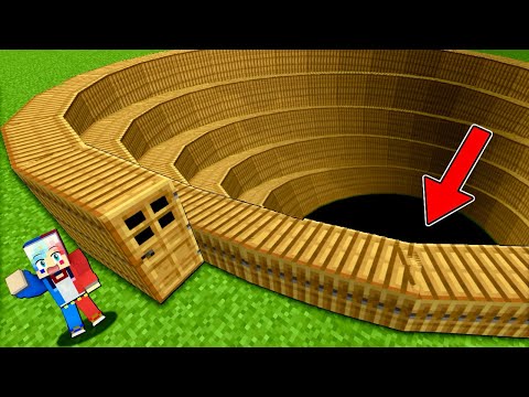 超長い変なドアに入った結果…⁉️【マイクラ マインクラフト】ぽっぴんず