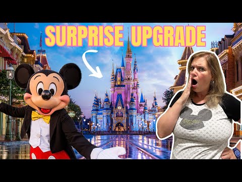 DISNEY WORLD SURPRISE UPGRADE!!!  (Traveling to Disney & Resort Check-In)