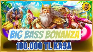 🎁 SLOT OYUNLARI 🐟 BIG BASS BONANZA | 100.00O TL KASA İLE OYUNA DALDIK!