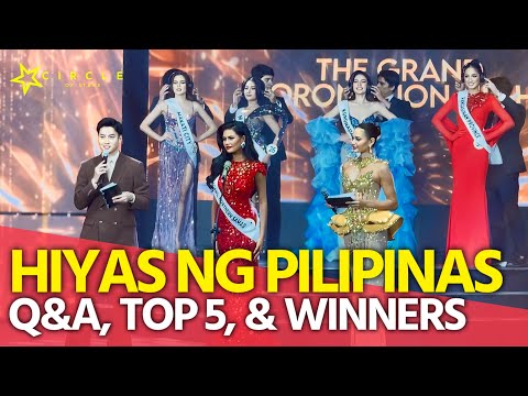 Hiyas ng Pilipinas Highlights | Question & Answer, Announcent of Top 5 & Winners