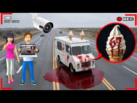 Yuta Mio Panik CCTV Merekam TRUK ES KRIM 67 BERDARAH Di Kota Sakura ๐ฑ| Sakura School Simulator