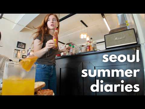 last week in seoul VLOG ☀️ packing for france, summer days in korea