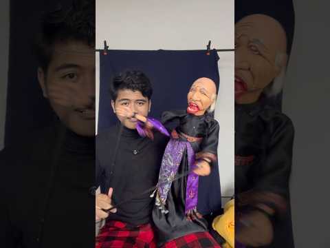 Wayang golek kakek bisa bicara sendiri #shortvideo